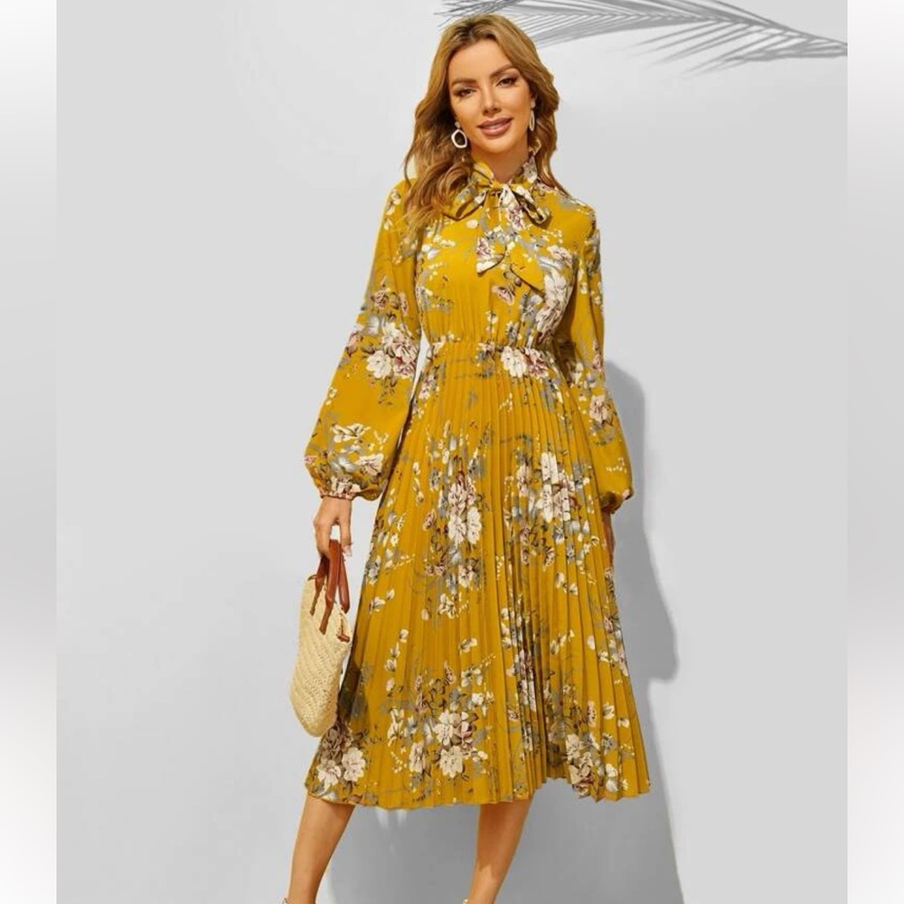 Shein Floral Print Dress-